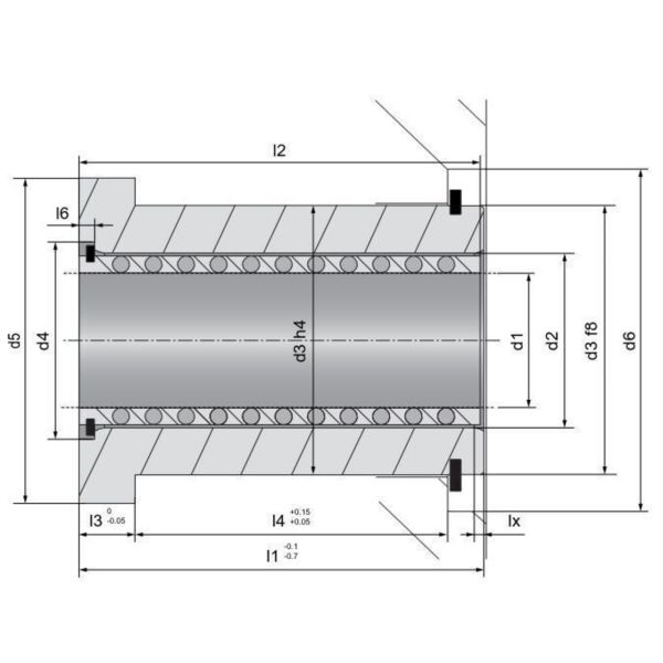 Werkstoff: 1.3505 (100Cr6)
Härte: 62+2HRC